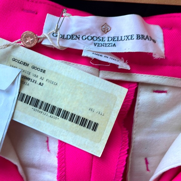 Golden Goose Venice Pants in Fucsia NWT - Picture 8 of 9